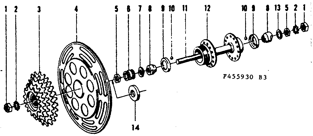 Rear hub