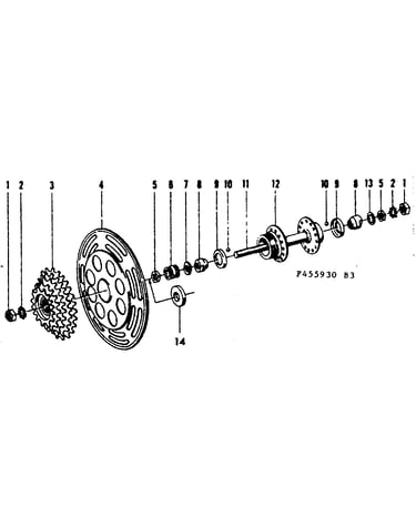 Rear hub