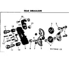 Sears 502473670 rear derailleur diagram