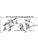 Front & rr caliper hand brake repl parts