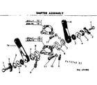 Sears 502473740 shifter assembly diagram