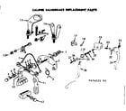 Sears 502474220 caliper handbrake replacement parts diagram