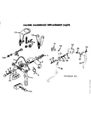 Caliper handbrake replacement parts
