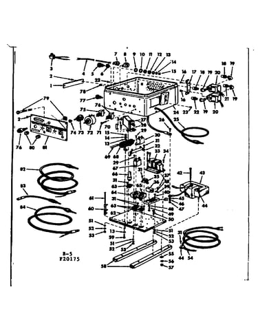 Cabinet and cable assembly