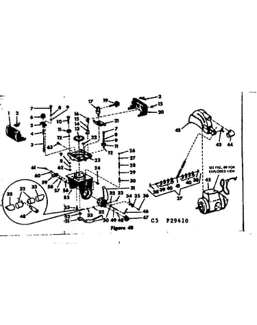 Saw guard and yoke assembly