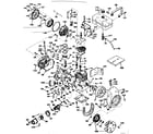 Craftsman 143545032 basic engine diagram