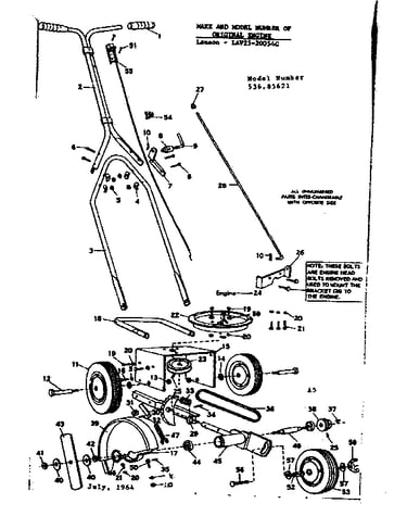 Replacement parts