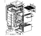 Kenmore 1033033410 cabinet diagram