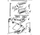 Kenmore 1033025200 control panel and burner section diagram