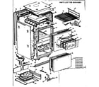Kenmore 1033035500 cabinet diagram