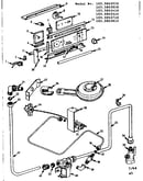 Control panel and burner section
