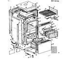 Kenmore 1033053510 body section diagram