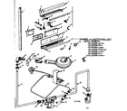 Kenmore 1033055000 burner section and controls diagram