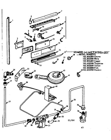 Burner section and controls