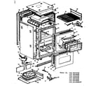 Kenmore 1033055900 body section diagram