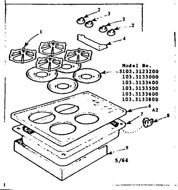 Maintop and body section