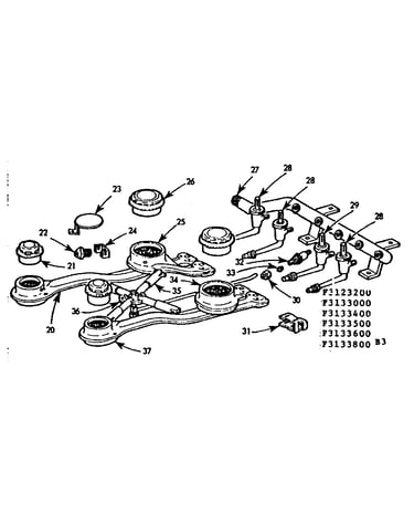 Burner section