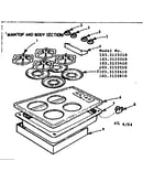 Maintop and body section