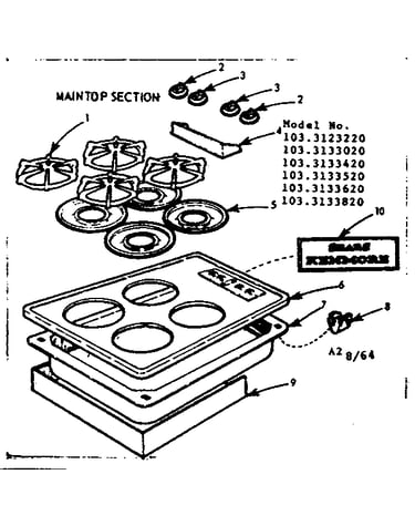 Main top section