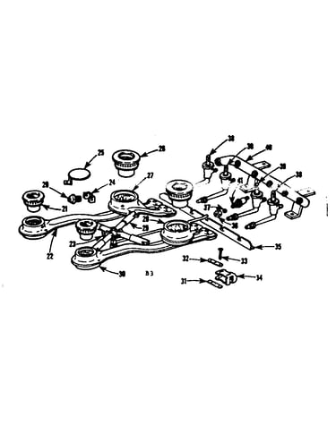 Burner section