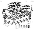 Kenmore 1033173600 counter top section diagram