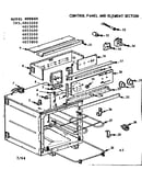 Control panel and element section