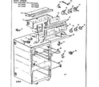 Kenmore 1034073600 control panel and element section diagram