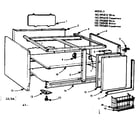 Kenmore 1037094410 39" base cabinet diagram