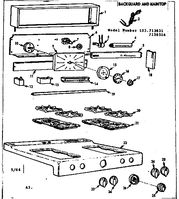 BACKGUARD AND MAINTOP