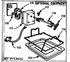 Kenmore 103713631 optional equipment diagram