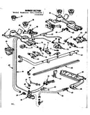 Burner section