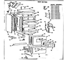 Kenmore 1037256364 body section diagram