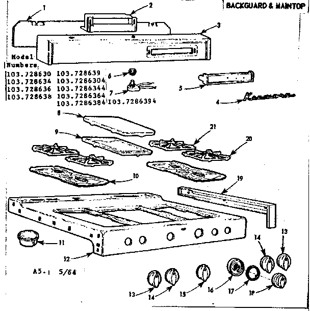 Backguard & maintop