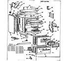 Kenmore 103729638 body section diagram