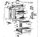 Kenmore 1037315004 body section diagram