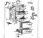 Kenmore 1037325000 body section diagram
