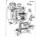 Kenmore 1037345000 body section diagram