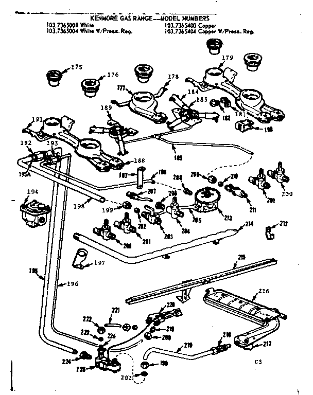 Burner section