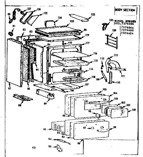 Body section