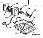 Kenmore 1037374410 optional oven rotisserie diagram