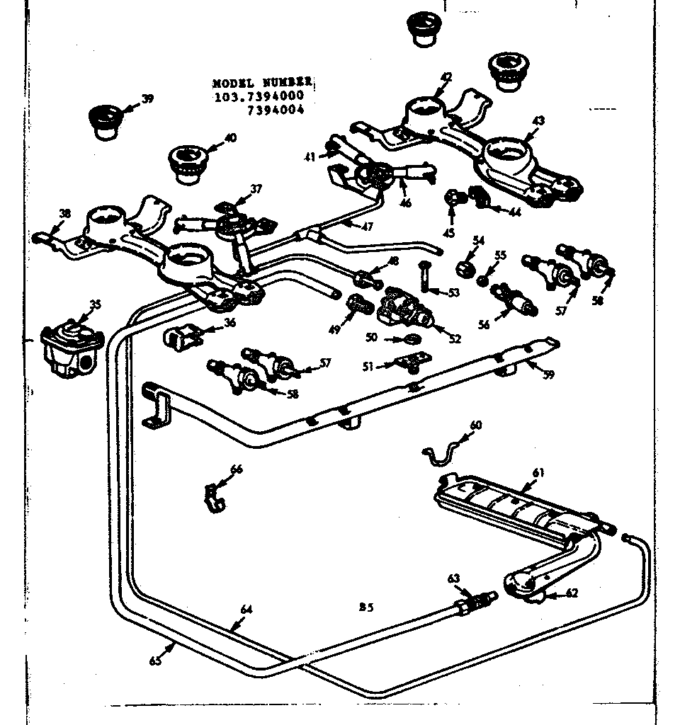 Burner section