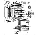 Kenmore 1037394000 body section diagram