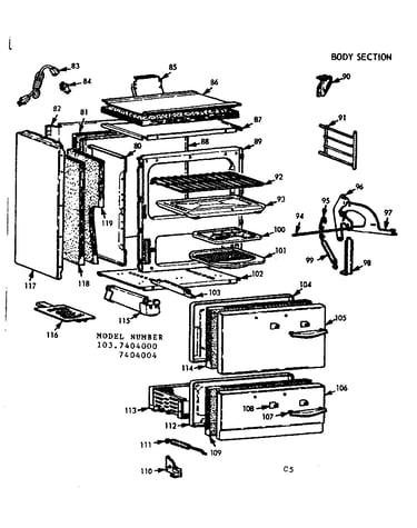 Body section