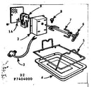 Kenmore 1037404004 optional oven rotisserie diagram