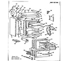 Kenmore 1037424414 body section diagram