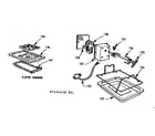 Kenmore 1037424414 fifth burner and oven rotisserie diagram