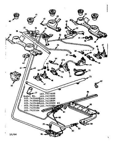 Burner section
