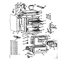 Kenmore 1037425604 body section diagram
