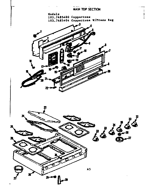 Main top section