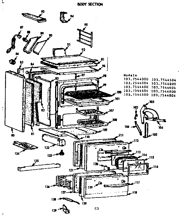 Body section